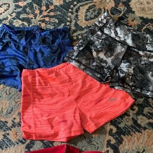 3 pairs of biker shorts